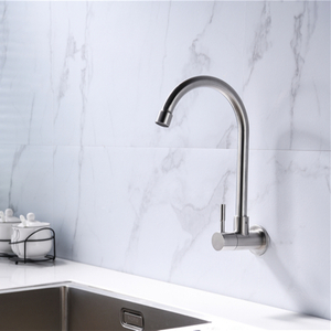 Grifo para lavabo de cocina moderno grifo de agua acero غير قابل للتأكسد