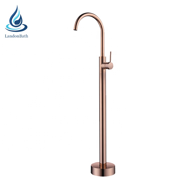 ارتفع الذهب تصفيح الأرضية قائما بذاته حمام خلاط دش صنبور صنبور Tapware لأستراليا