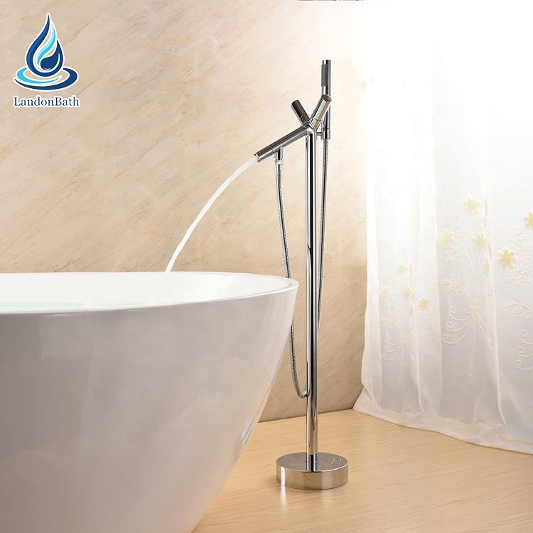 DF-02013 فريد من نوعه من النحاس الأصفر للتجهيزات الصحية للحمام صنبور قائم بذاته