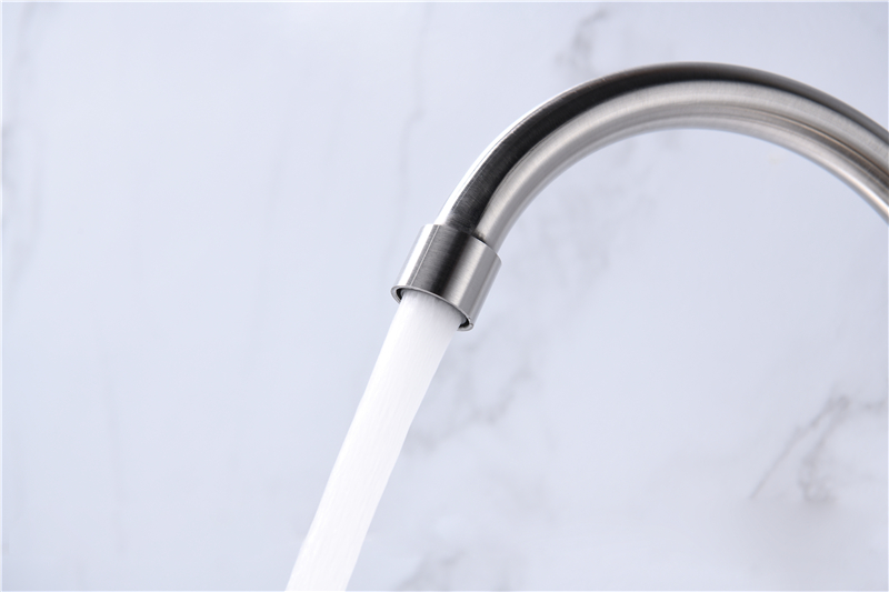 Grifo para lavabo de cocina moderno grifo de agua acero غير قابل للتأكسد
