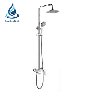 Oem السباكة الحمام المناسب الكروم الحائط حمام دوار حمام دش سقوط المطر صنابير صنبور مجموعة