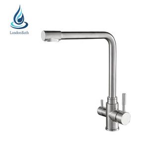360 فليكس بالوعة صنبور المطبخ 3 في 1 3 طرق خلاط Ss304 Sus 304 في 1 الحنفيات قطعة 5 طريقة الحنفية